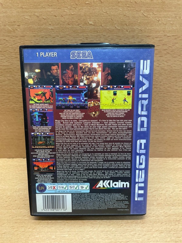 Jeu Sega Judge Dredd — photo 2