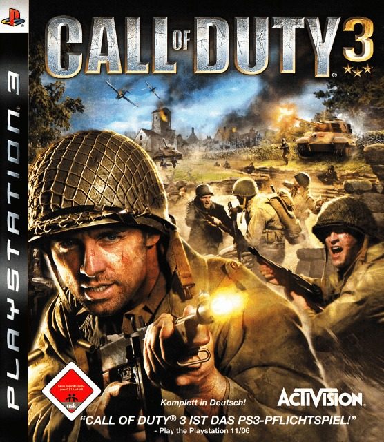 Call of Duty 3 En marche vers Paris - jeu vidéo Activision
