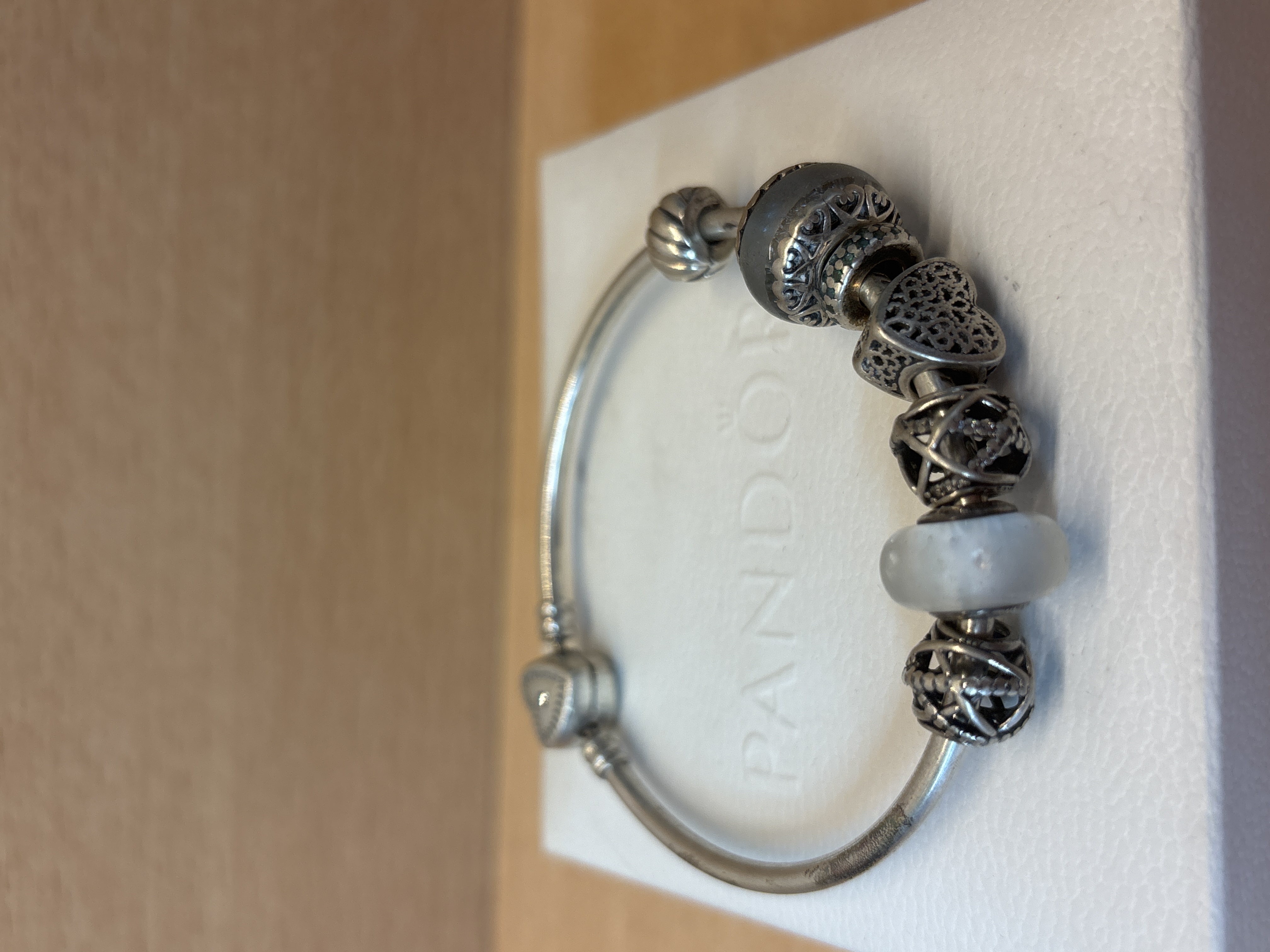 Bracelet Pandora en argent 925 avec charms — photo 2