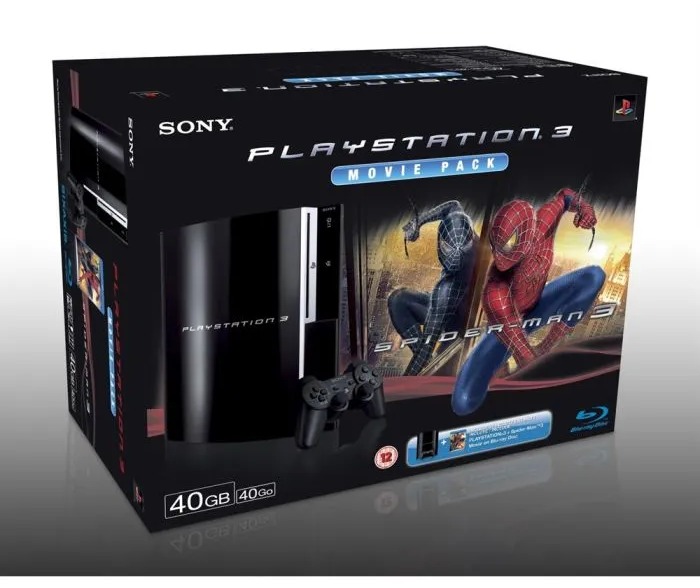 Console Sony PlayStation 3 PS3 40 Go pack Spider-Man 3