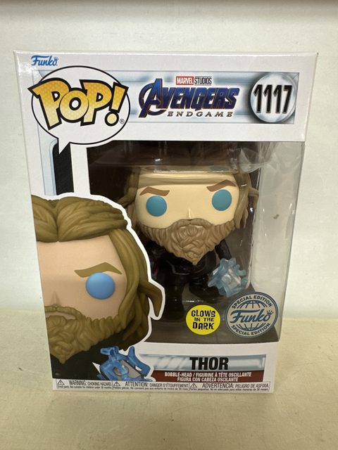Funko Pop Thor 1117 Glow in the Dark Avengers Endgame édition spéciale