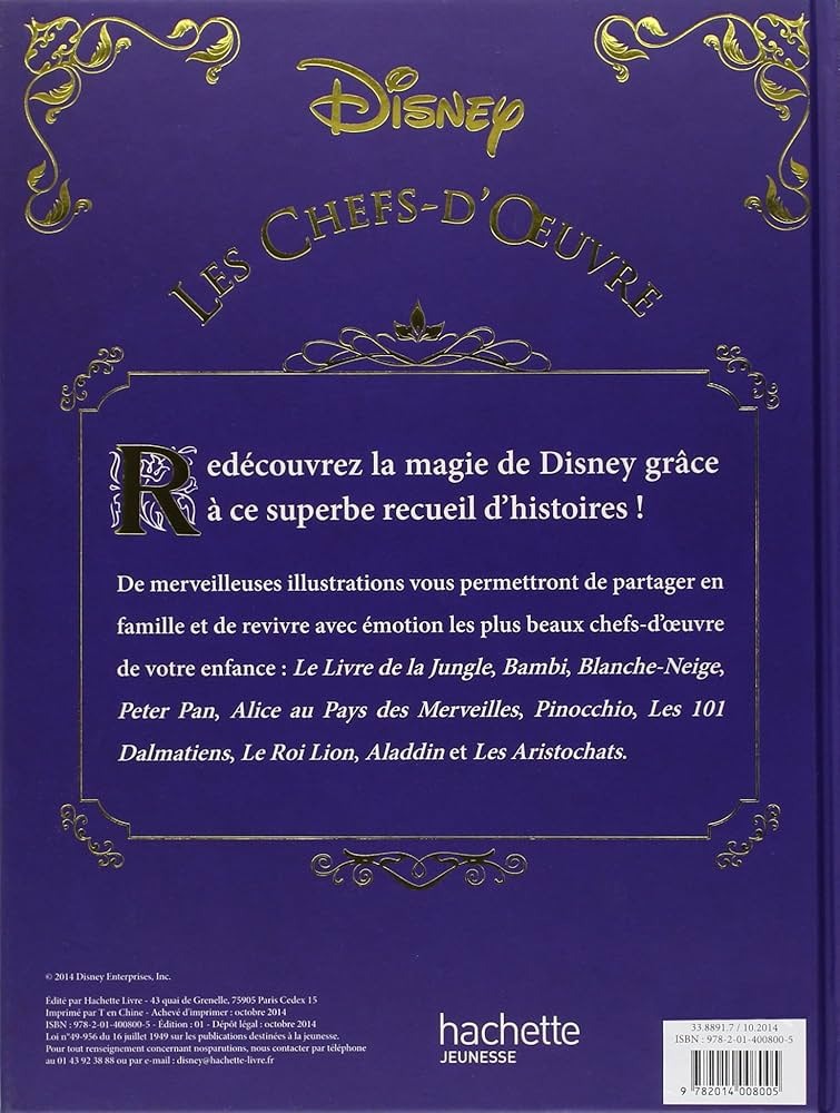 Disney - Grimoire Disney album jeunesse Hachette