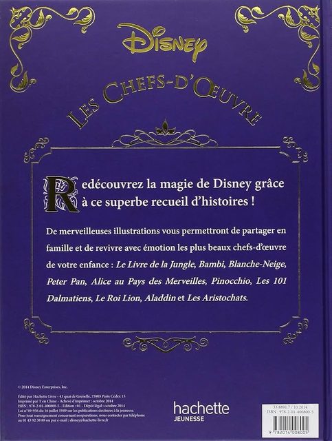 Disney - Grimoire Disney album jeunesse Hachette