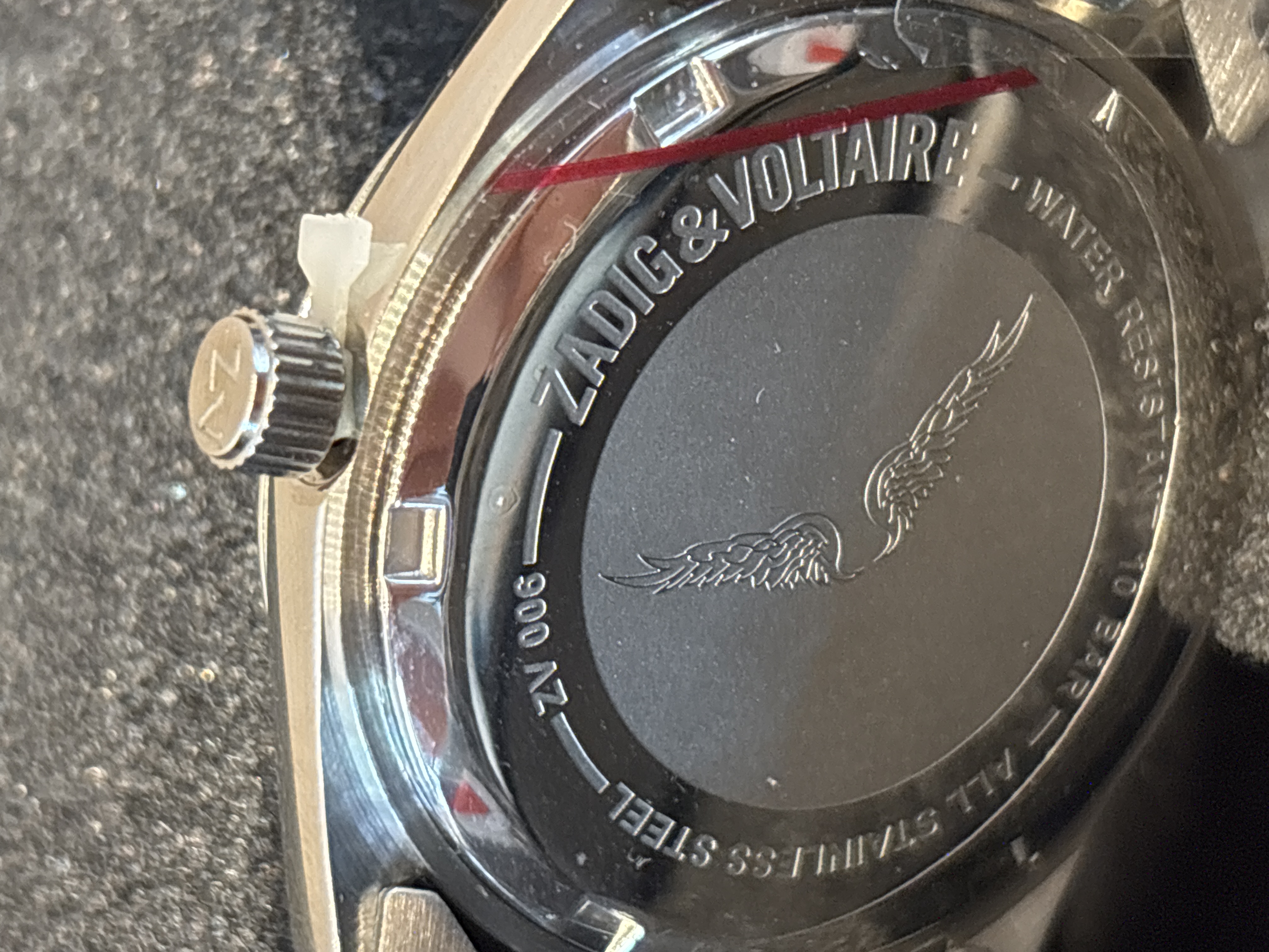 Montre femme Zadig & Voltaire acier cadran gris — photo 3