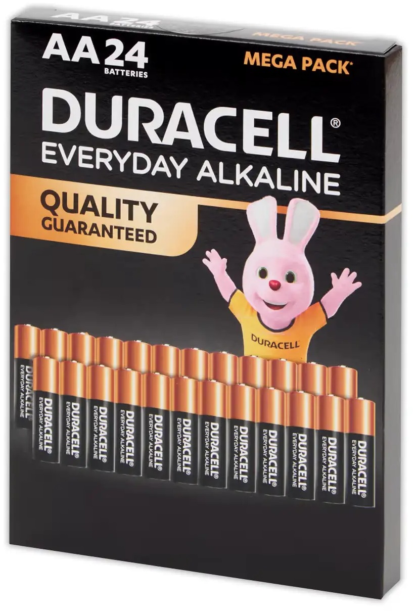 Duracell Plus piles AA LR6 1,5 V lot de 24