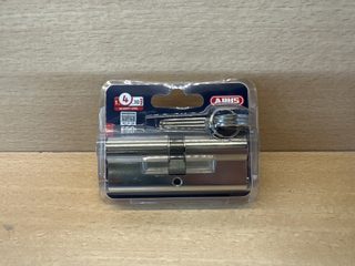 Cylindre de serrure ABUS E50 nickelé 40 x 40 mm