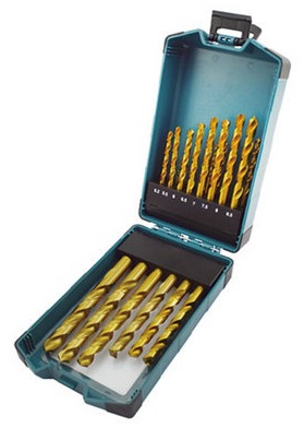 Coffret 25 forets multi-matériaux Erbauer DRS87452 HSS TiN 1 à 13 mm