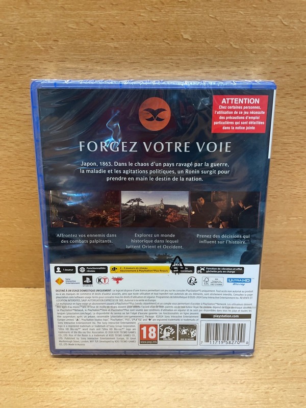 Jeu PS5 Rise of the Ronin neuf — photo 2