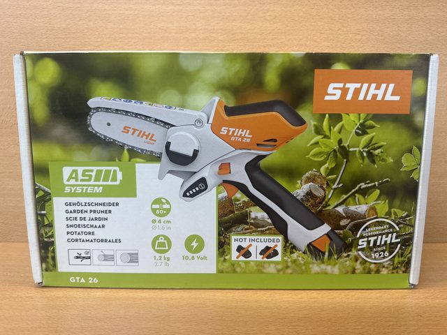 Stihl GTA 26 scie de jardin sans fil 10,8 V sans batterie