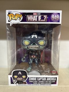 Funko Pop Jumbo Zombie Captain America Marvel What If...? n°949