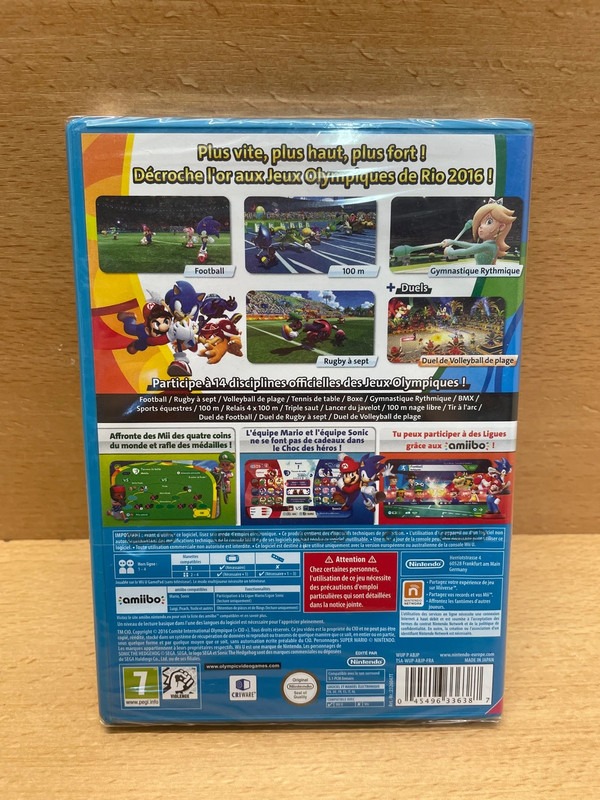 Jeu Wii U Mario et Sonic jeux olympiques 2016 Neuf — photo 2