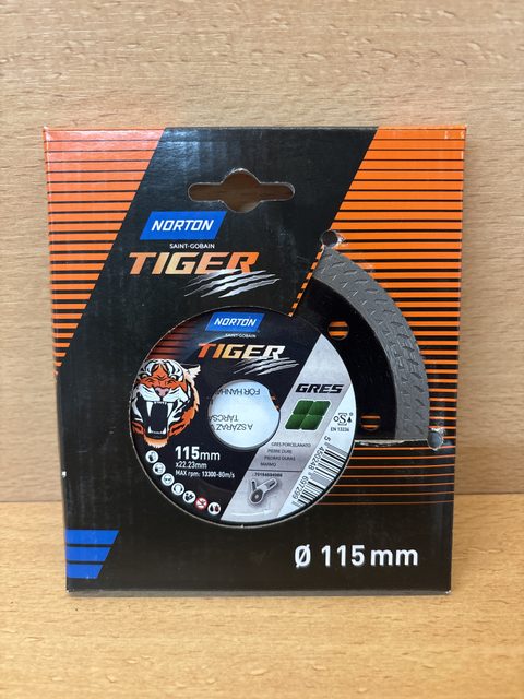 Disque diamant Norton Clipper Tiger Gres Ø 115 mm