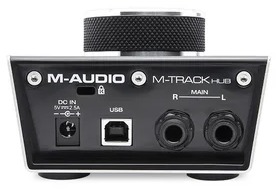 M-Audio M-Track Hub interface audio USB avec hub 3 ports