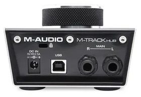 M-Audio M-Track Hub interface audio USB avec hub 3 ports