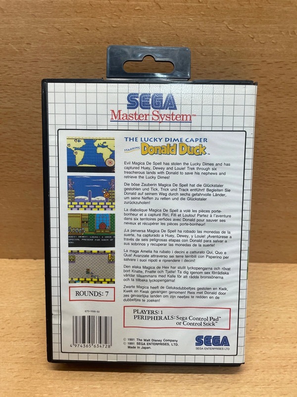 Jeu Sega The Lucky Dime Caper Donald Duck — photo 2