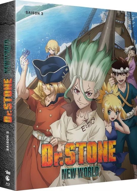 Dr. Stone Saison 3 coffret 4 Blu-ray