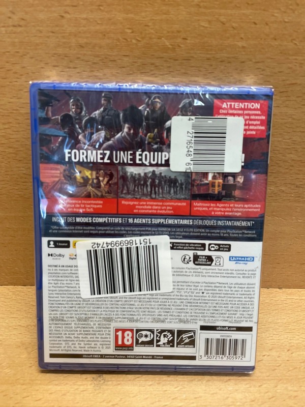 Jeu PS5 Rainbow 6 Siege X Neuf — photo 2