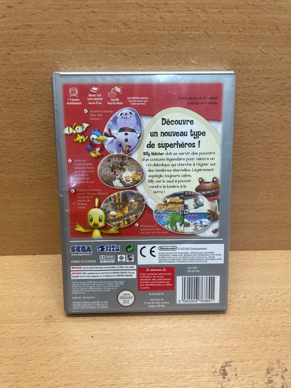 Jeu Gamecube Billy Hatcher — photo 2