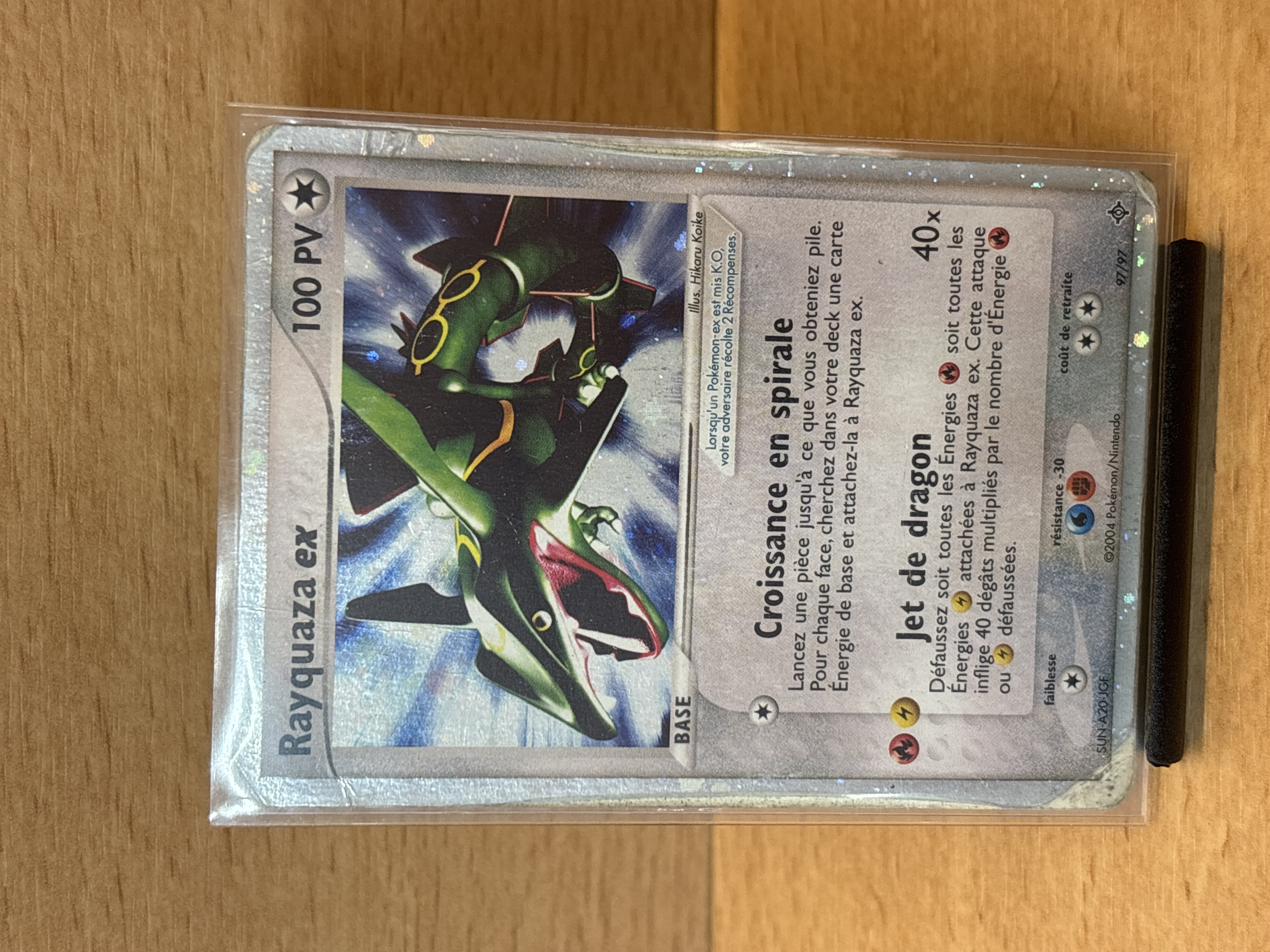 Carte Pokémon Rayquaza ex 97/97 holographique française