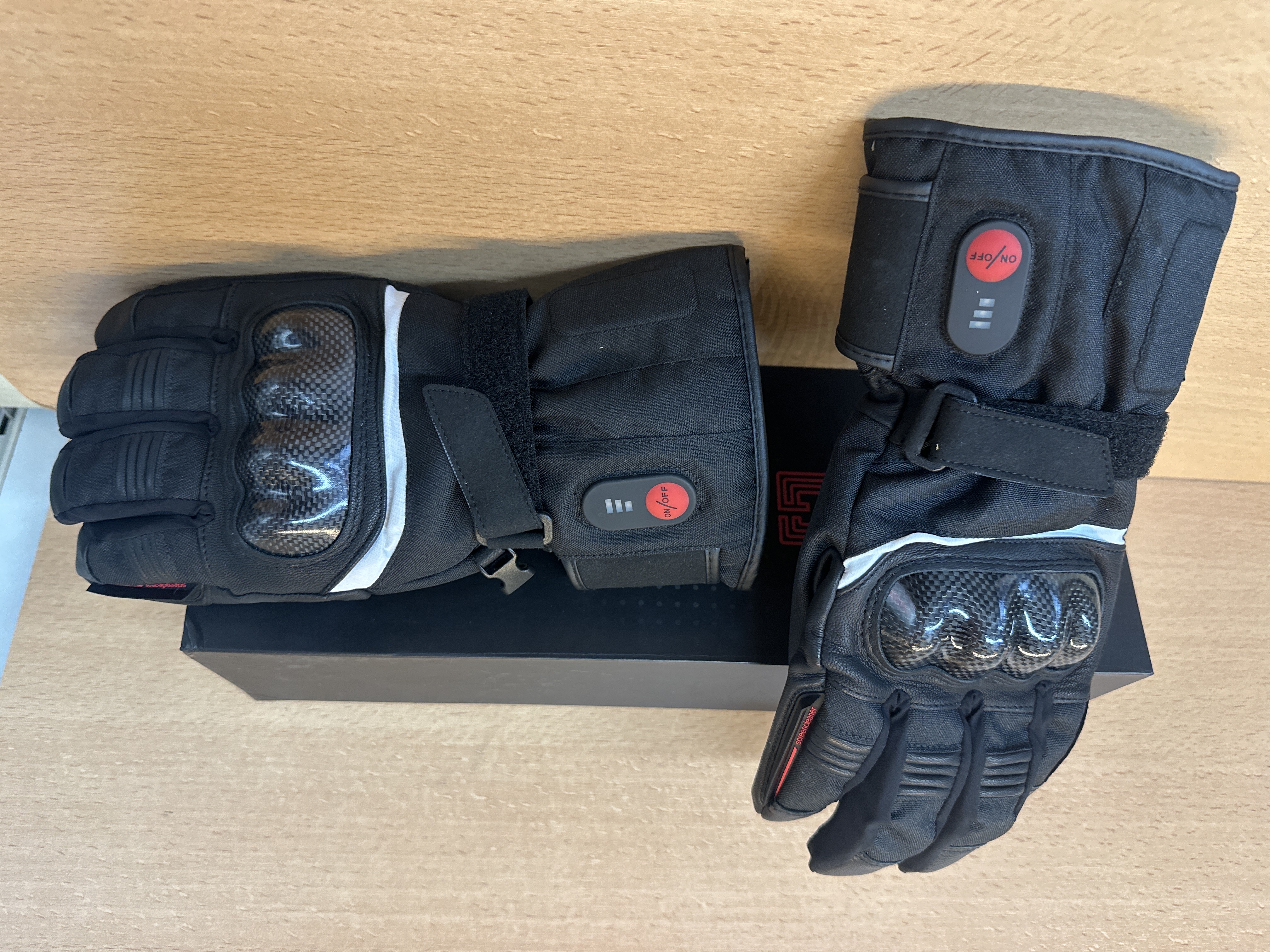 G-Heat Rider gants moto chauffants noirs taille XL