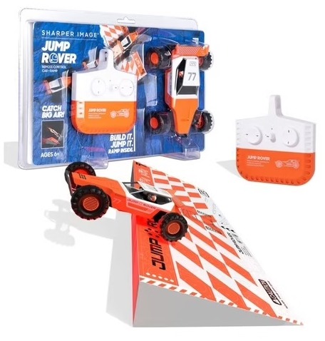 Voiture radiocommandée Sharper Image Jump Rover avec rampe