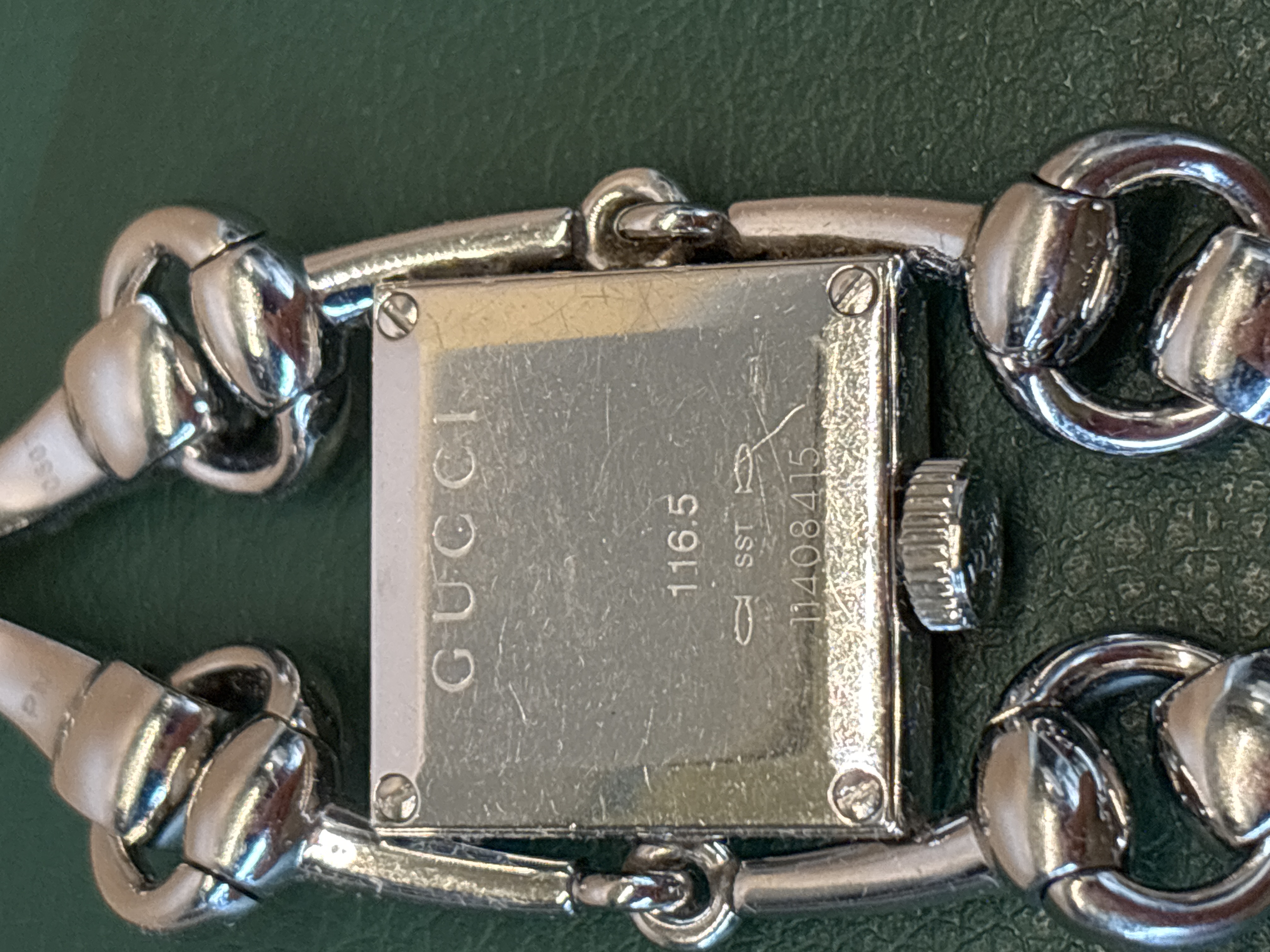 Montre Gucci bracelet acier quartz réf. 1116.5 — photo 3