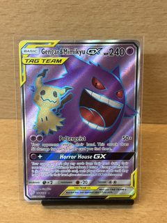 Carte Pokémon Gengar & Mimikyu GX Tag Team 164/181