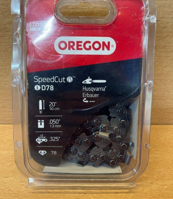 Chaîne Oregon SpeedCut D78 50 cm .325 1,3 mm pour tronçonneuse