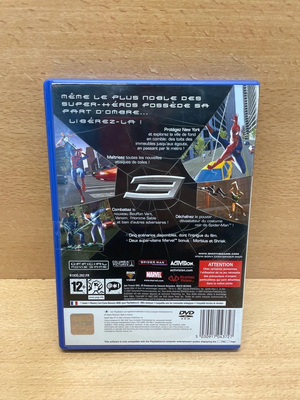 Jeu PS2 Spiderman 3 — photo 3