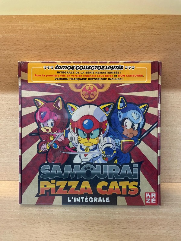 Samouraï Pizza Cats édition collector limitée Neuf