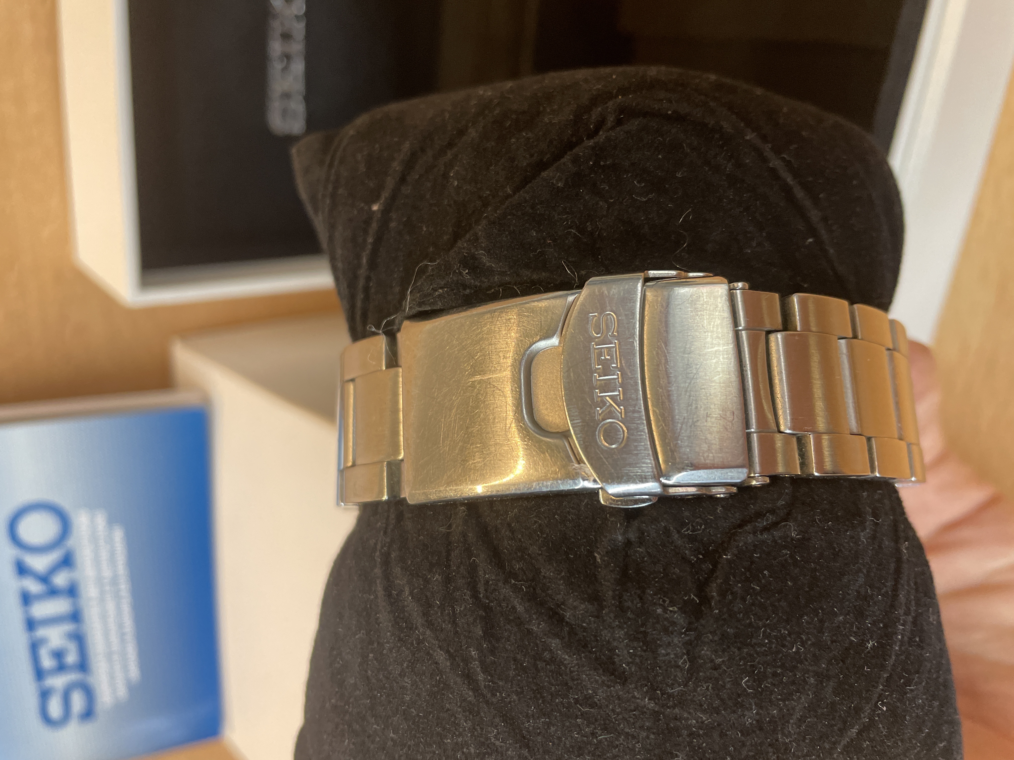 Montre Seiko 5 Sports automatique SRPD55K1 noire bracelet acier — photo 3
