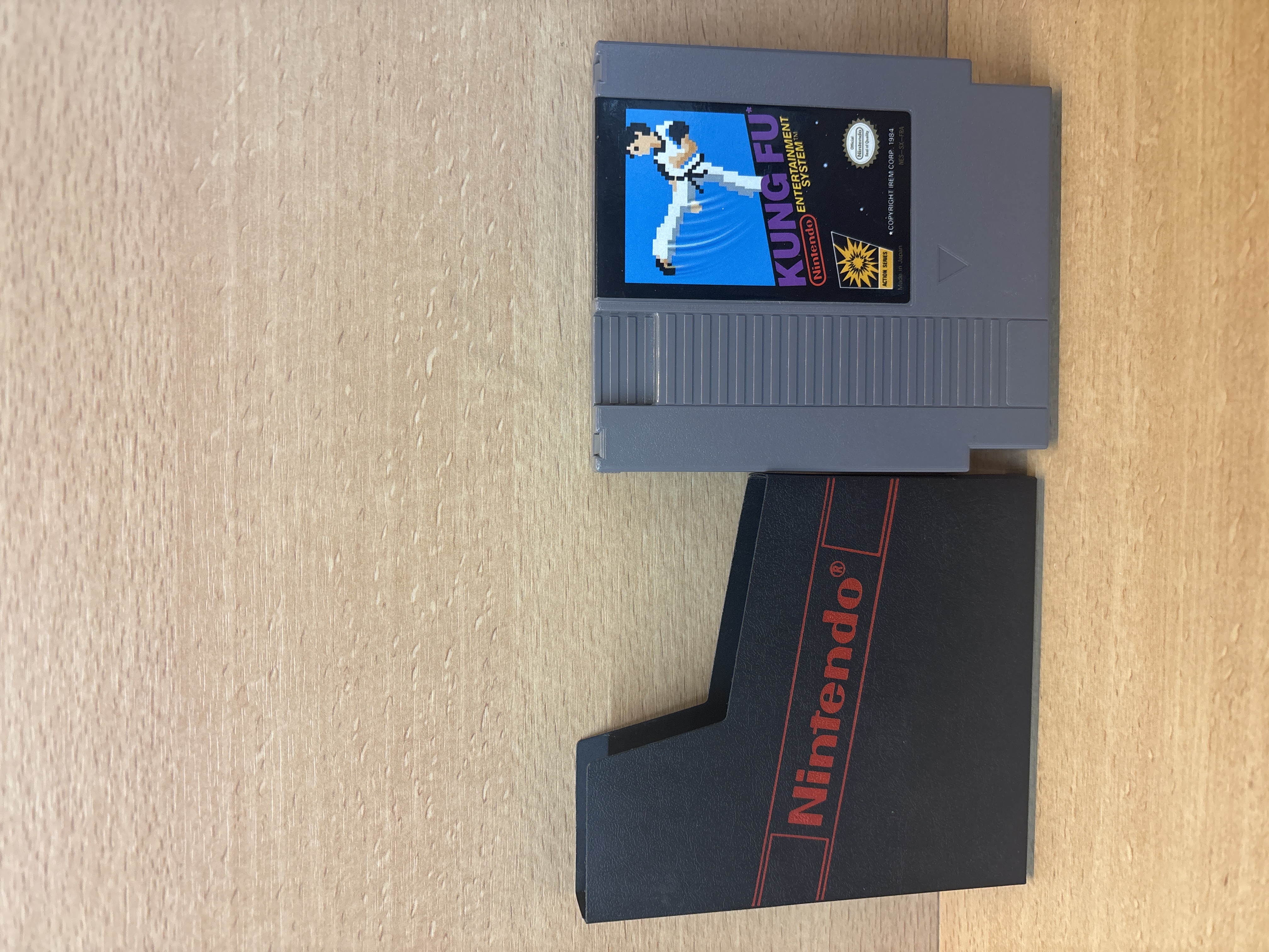 Jeu Kung Fu sur Nintendo NES cartouche