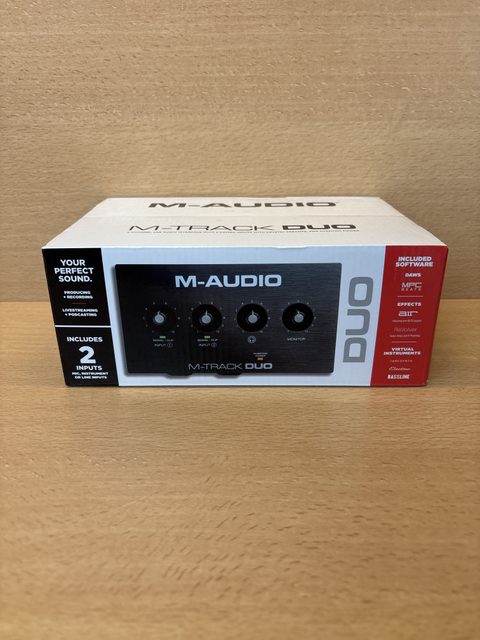 M-Audio M-Track Duo interface audio USB 2 entrées