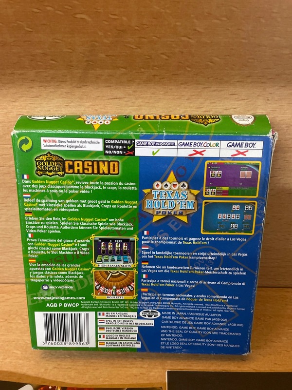Jeu game boy Advance Casino — photo 3