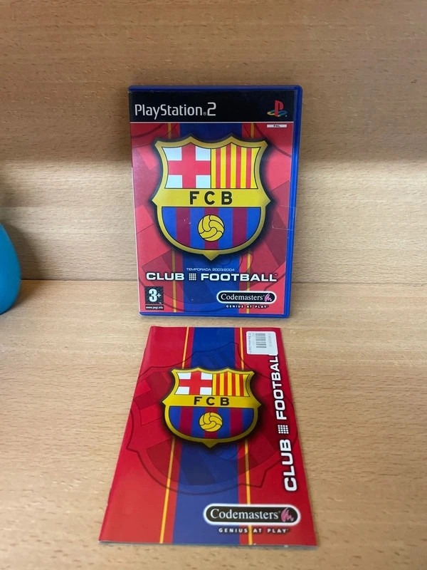 Jeu PS2 Club Football Barcelone