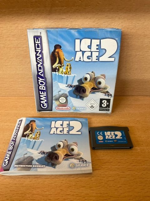 Jeu game boy Advance l âge de glace 2