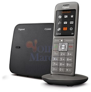 Téléphone fixe sans fil Gigaset CL660 Solo anthracite