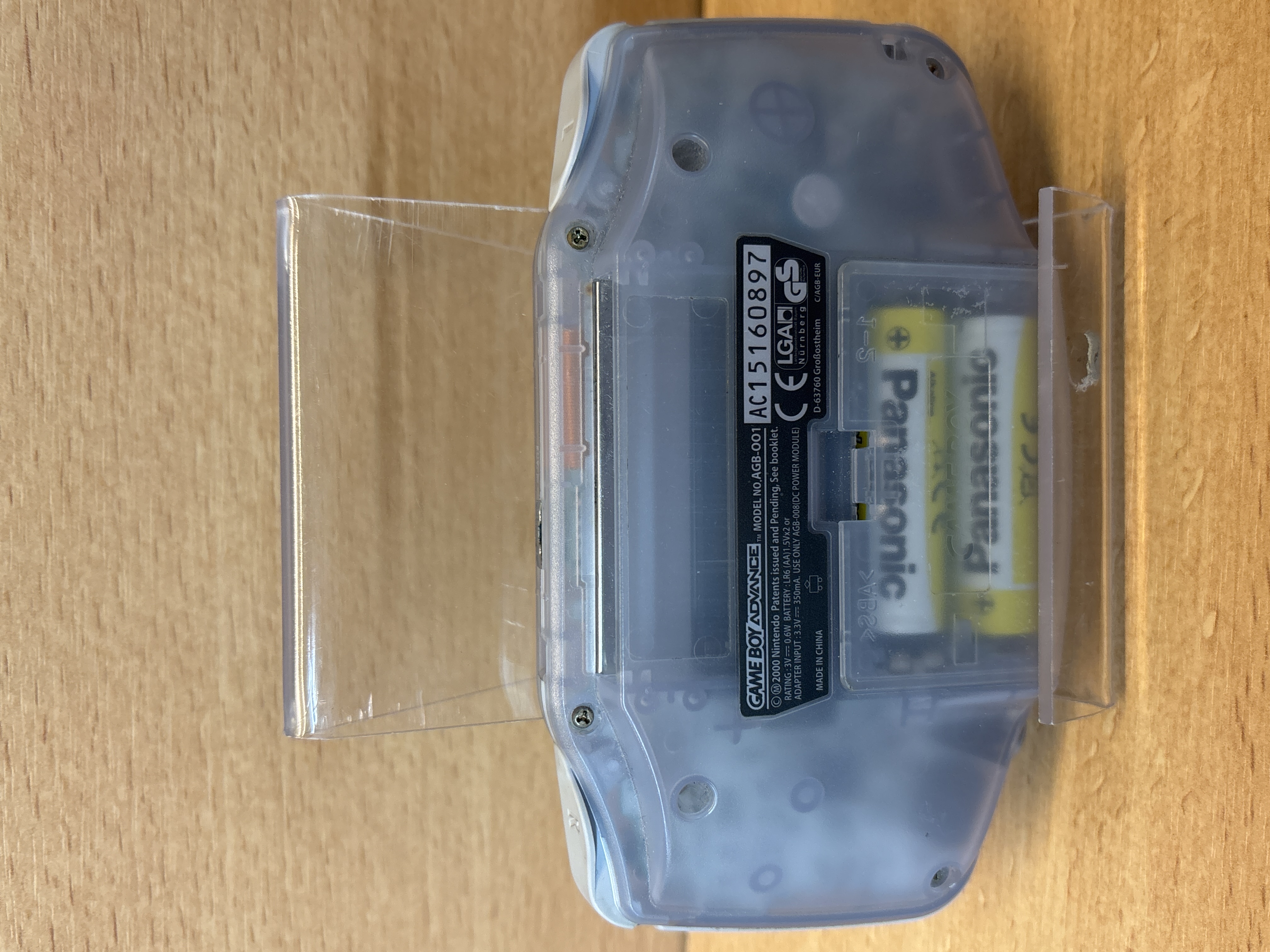 Console Nintendo Game Boy Advance transparente AGB-001 — photo 2