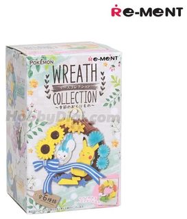 RE-MENT Pokemon Wreath Collection Seasonal Gift Set of 6 Pieces