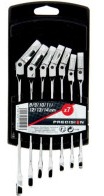 Jeu de 7 clés mixtes à cliquet Precision Steel 8 à 14 mm