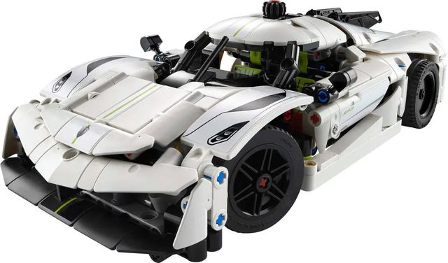 LEGO Technic 42184 Hypercar Koenigsegg Jesko Absolut blanche