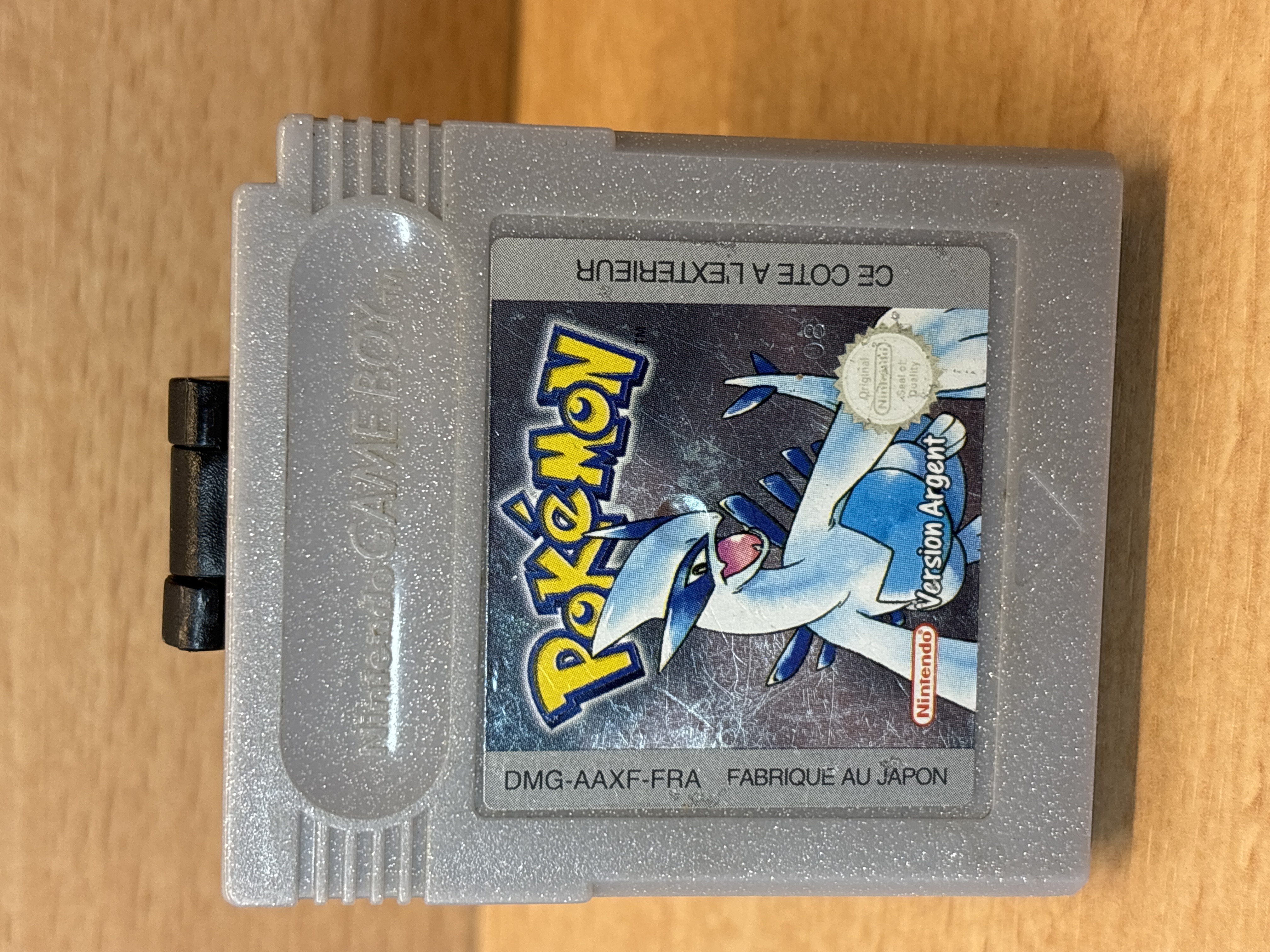Pokémon Version Argent Game Boy cartouche française