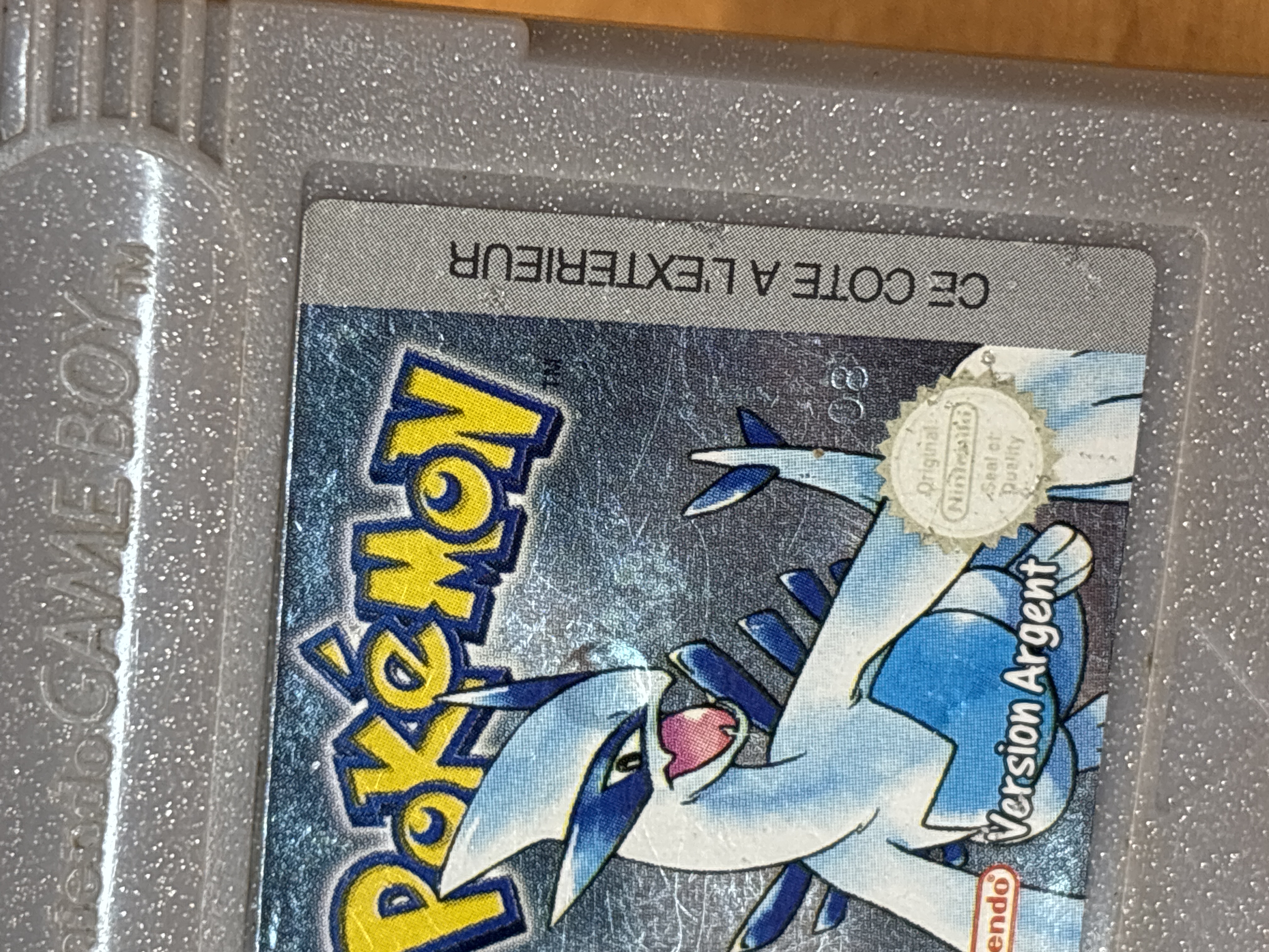 Pokémon Version Argent Game Boy cartouche française — photo 2