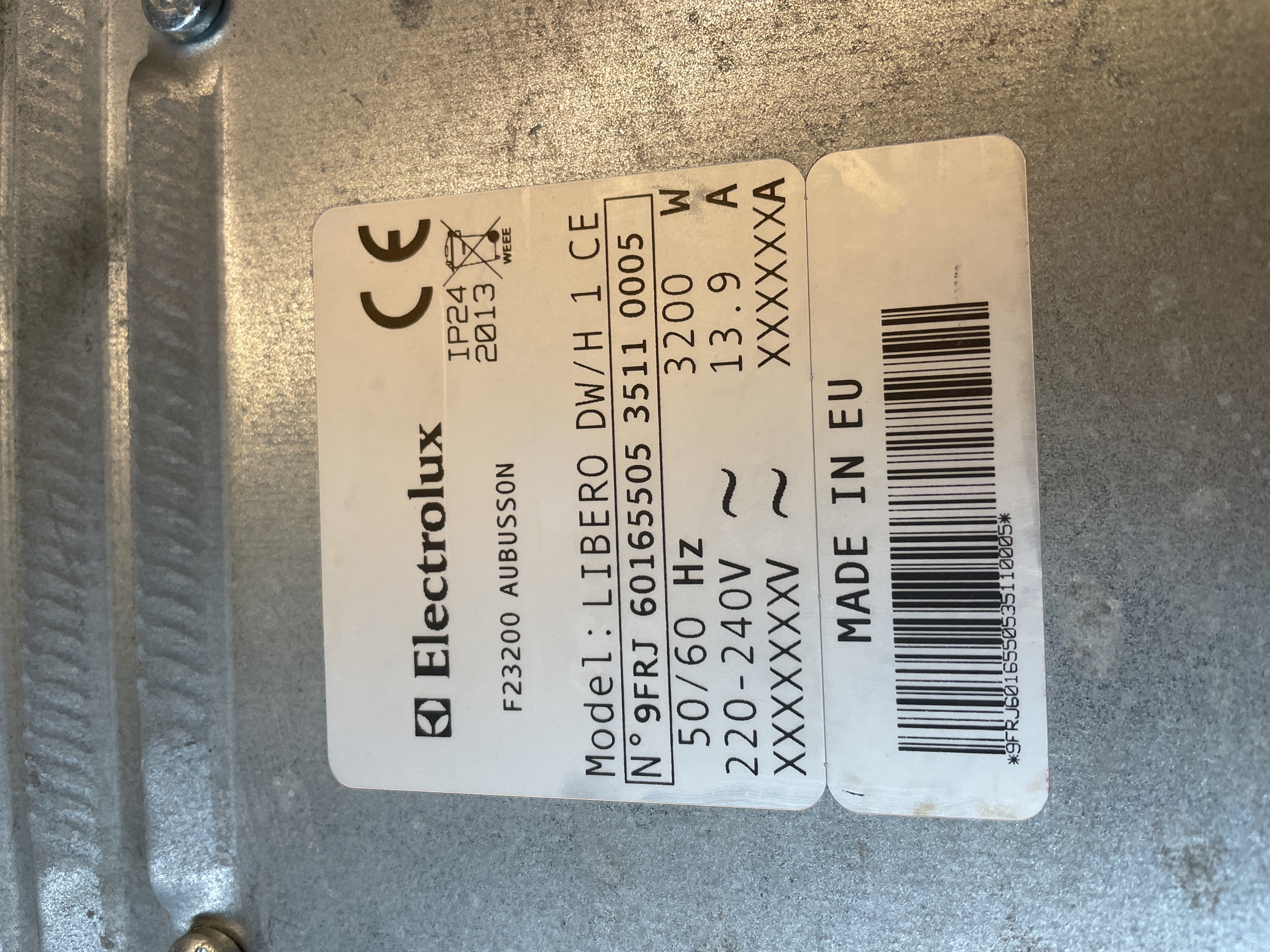 Plaque wok à induction professionnelle Electrolux Libero DW/H1 CE 3200 W — photo 2