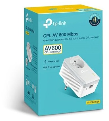 TP-Link TL-PA4015P adaptateur CPL 600 Mbps avec prise intégrée