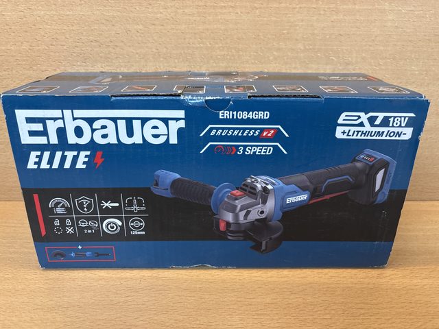 Erbauer ERI1084GRD meuleuse d’angle sans fil 125 mm 18 V