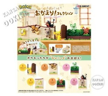 Re-Ment Pokémon Waited For You boîte de 4 figurines